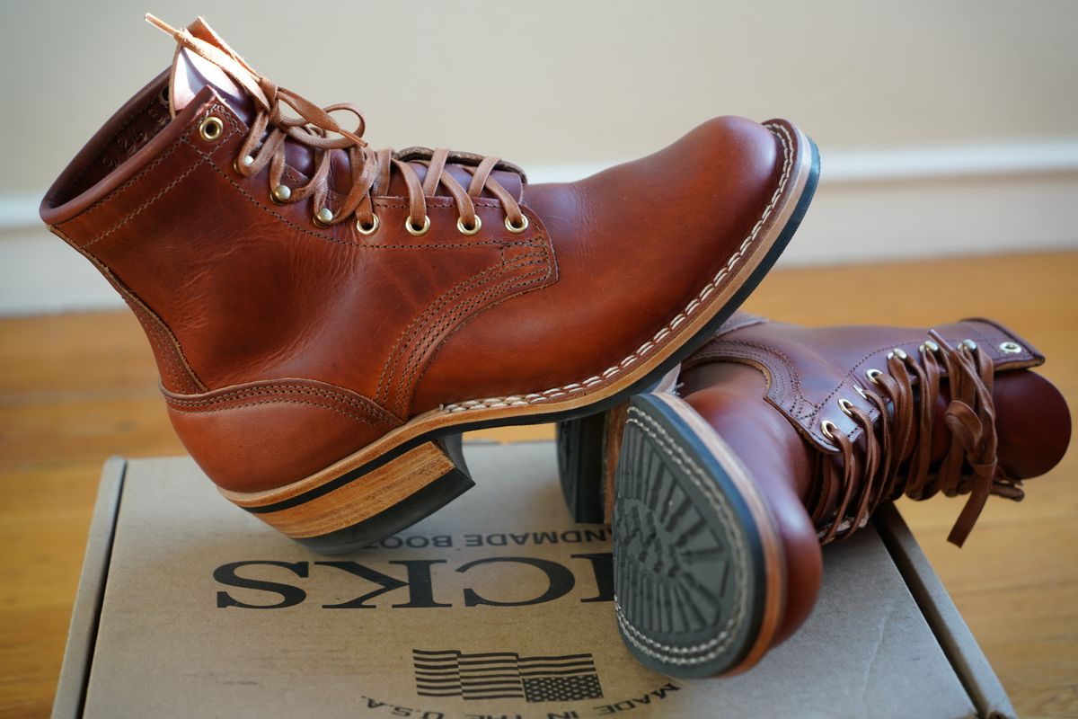 Photo by jdsw20 on October 24, 2024 of the Nicks MTO in Wickett & Craig Tan Oiled Latigo.