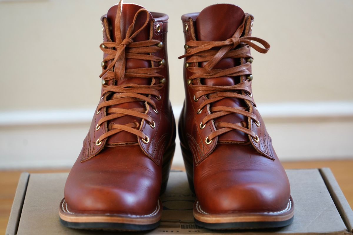 Photo by jdsw20 on October 24, 2024 of the Nicks MTO in Wickett & Craig Tan Oiled Latigo.