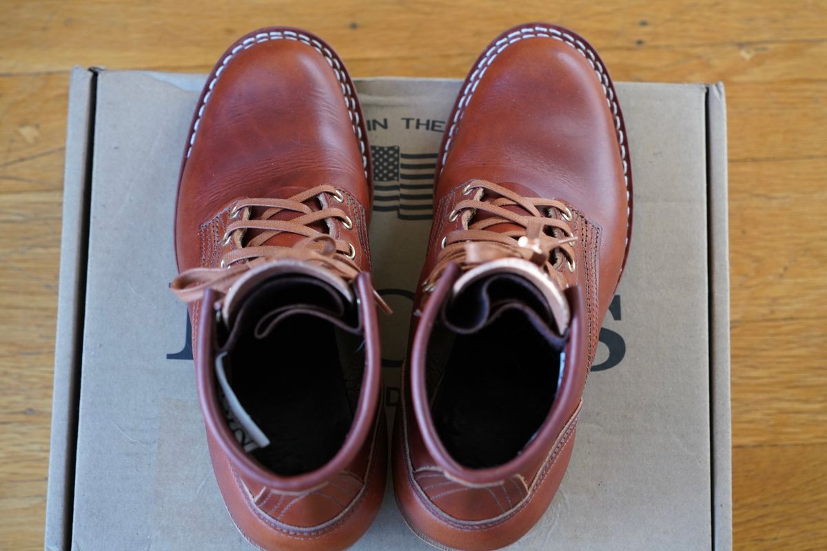 Photo by jdsw20 on October 24, 2024 of the Nicks MTO in Wickett & Craig Tan Oiled Latigo.