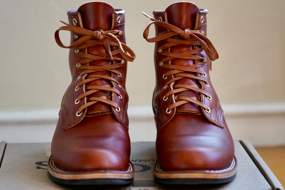 Photo by jdsw20 on November 3, 2024 of the Nicks MTO in Wickett & Craig Tan Oiled Latigo.