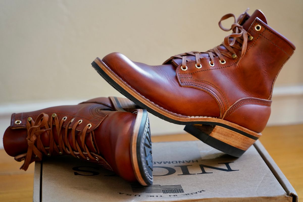 Photo by jdsw20 on November 3, 2024 of the Nicks MTO in Wickett & Craig Tan Oiled Latigo.