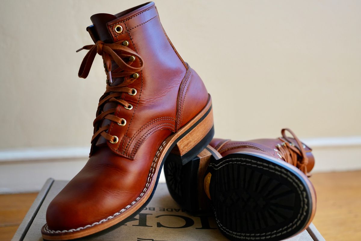 Photo by jdsw20 on December 1, 2024 of the Nicks MTO in Wickett & Craig Tan Oiled Latigo.