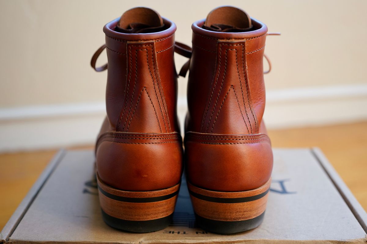 Photo by jdsw20 on December 1, 2024 of the Nicks MTO in Wickett & Craig Tan Oiled Latigo.