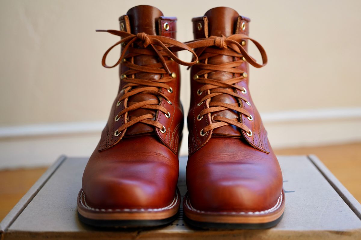 Photo by jdsw20 on December 1, 2024 of the Nicks MTO in Wickett & Craig Tan Oiled Latigo.