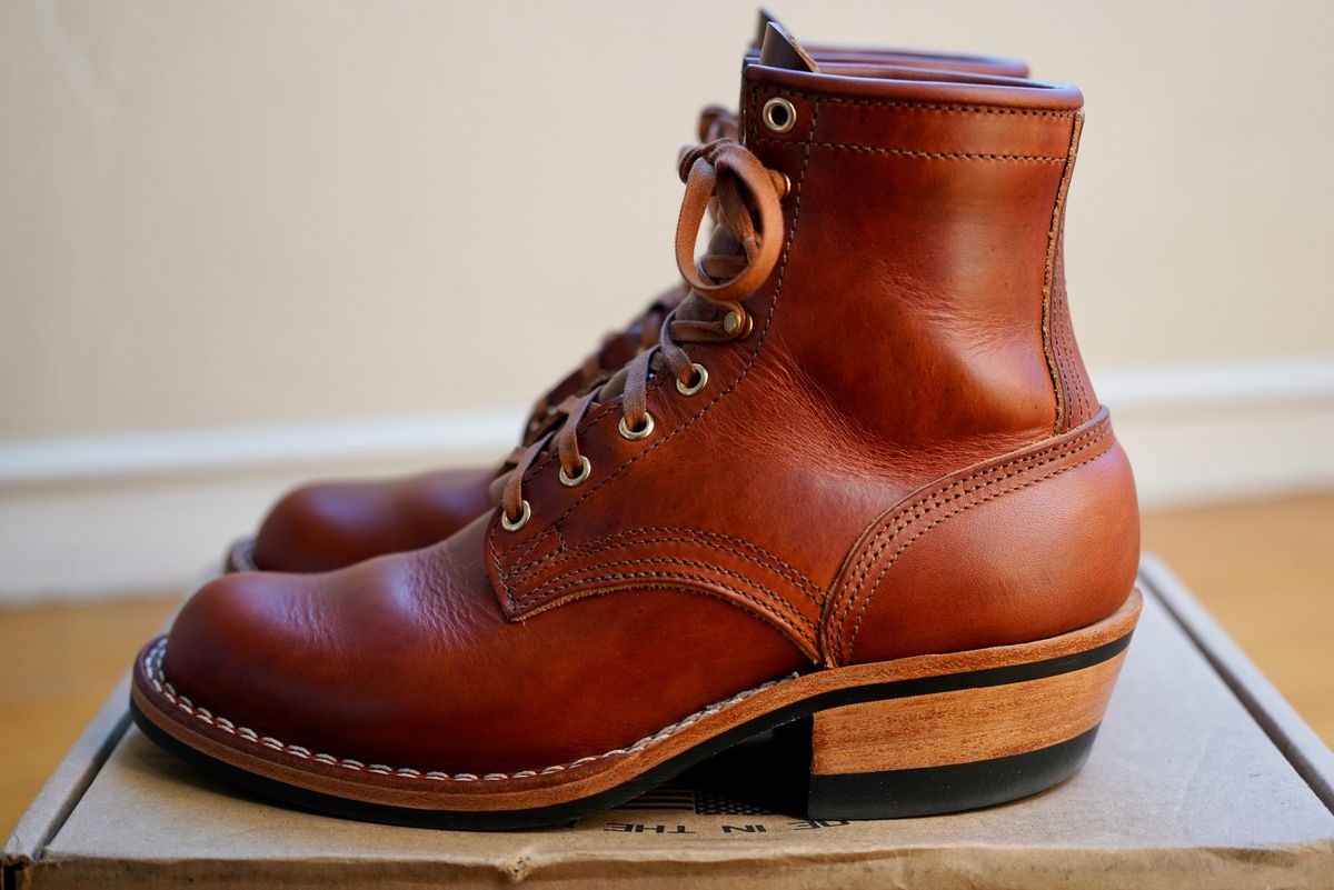Photo by jdsw20 on December 1, 2024 of the Nicks MTO in Wickett & Craig Tan Oiled Latigo.