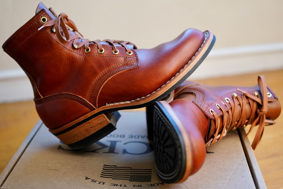 Photo by jdsw20 on December 1, 2024 of the Nicks MTO in Wickett & Craig Tan Oiled Latigo.