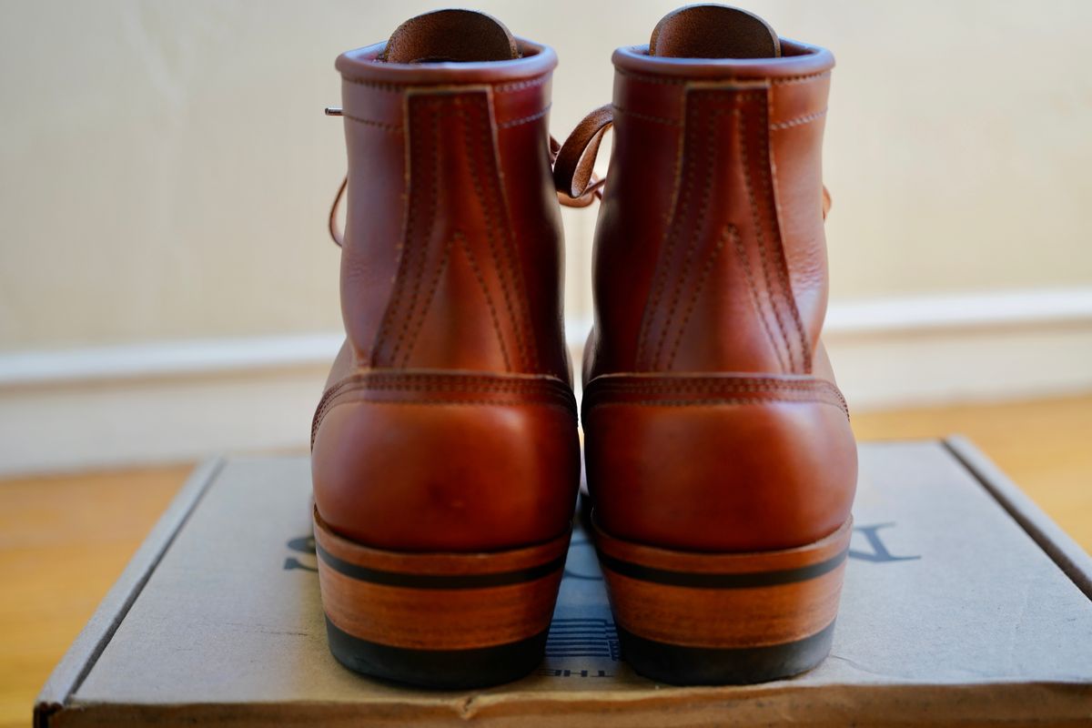 Photo by jdsw20 on January 5, 2025 of the Nicks MTO in Wickett & Craig Tan Oiled Latigo.