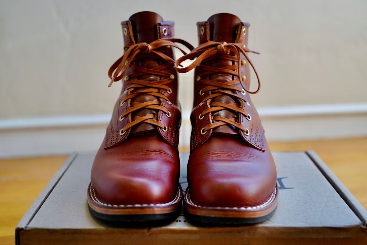 Photo by jdsw20 on January 5, 2025 of the Nicks MTO in Wickett & Craig Tan Oiled Latigo.