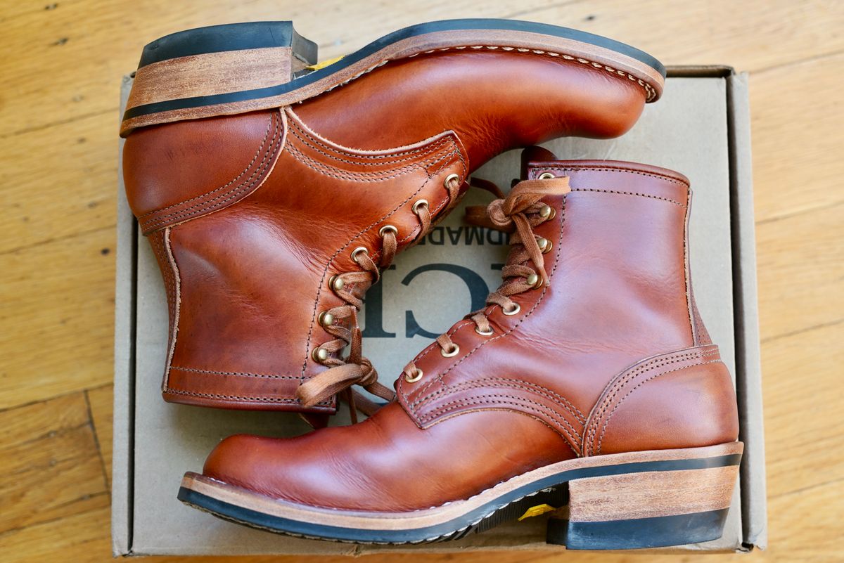 Photo by jdsw20 on January 5, 2025 of the Nicks MTO in Wickett & Craig Tan Oiled Latigo.