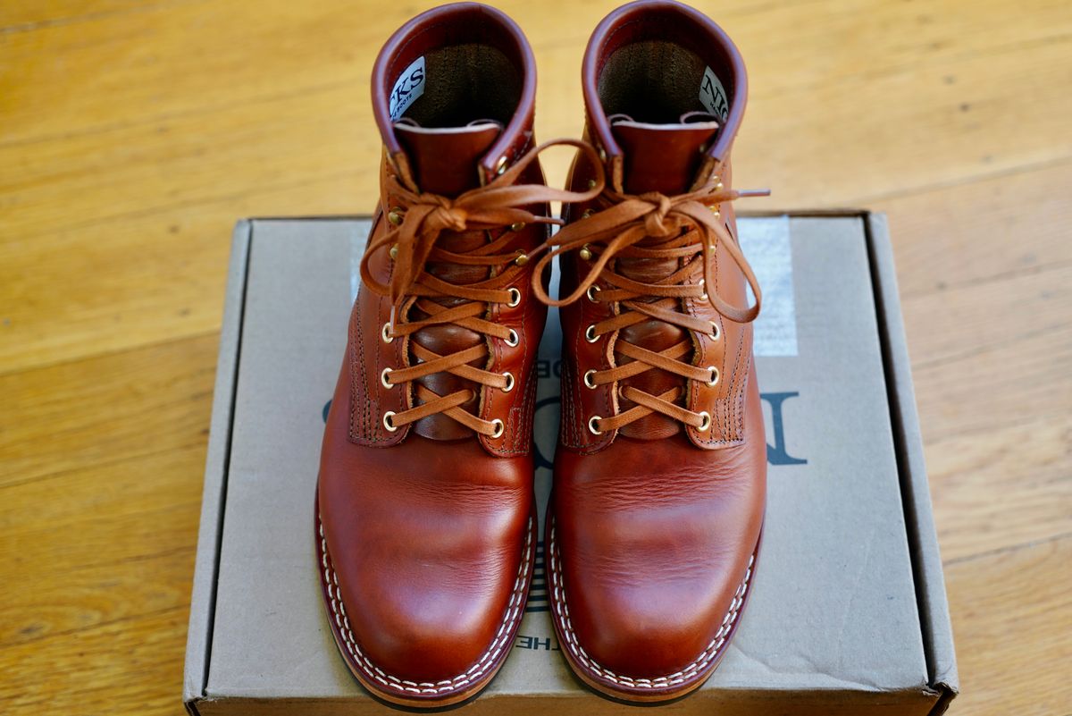 Photo by jdsw20 on January 5, 2025 of the Nicks MTO in Wickett & Craig Tan Oiled Latigo.
