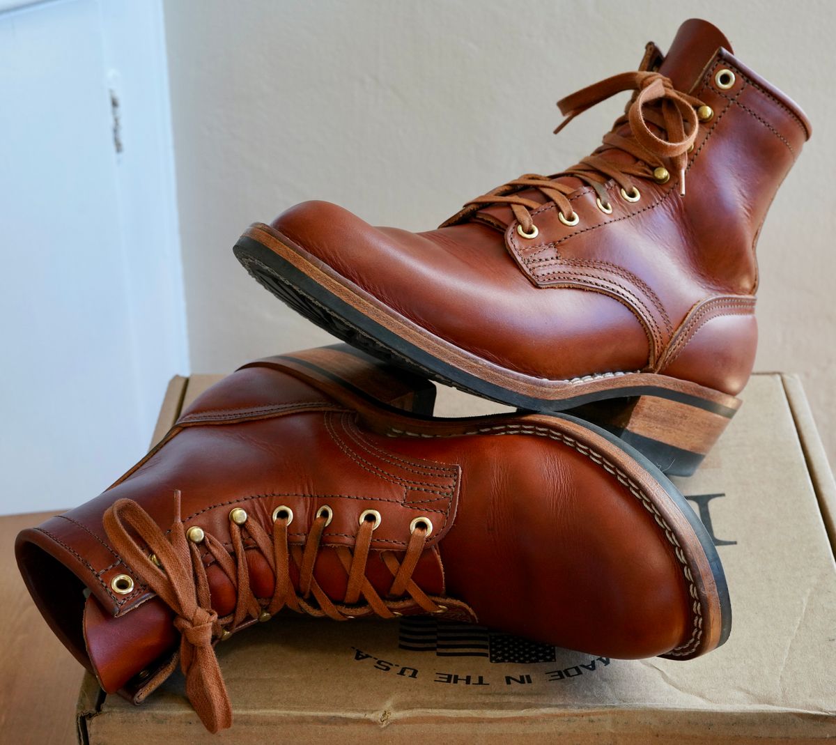 Photo by jdsw20 on March 2, 2025 of the Nicks MTO in Wickett & Craig Tan Oiled Latigo.