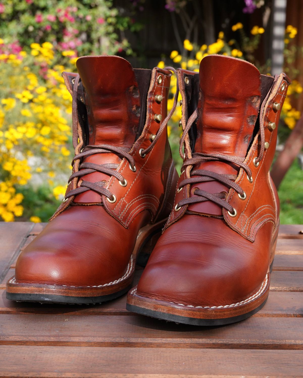 Photo by jdsw20 on November 11, 2025 of the Nicks MTO in Wickett & Craig Tan Oiled Latigo.