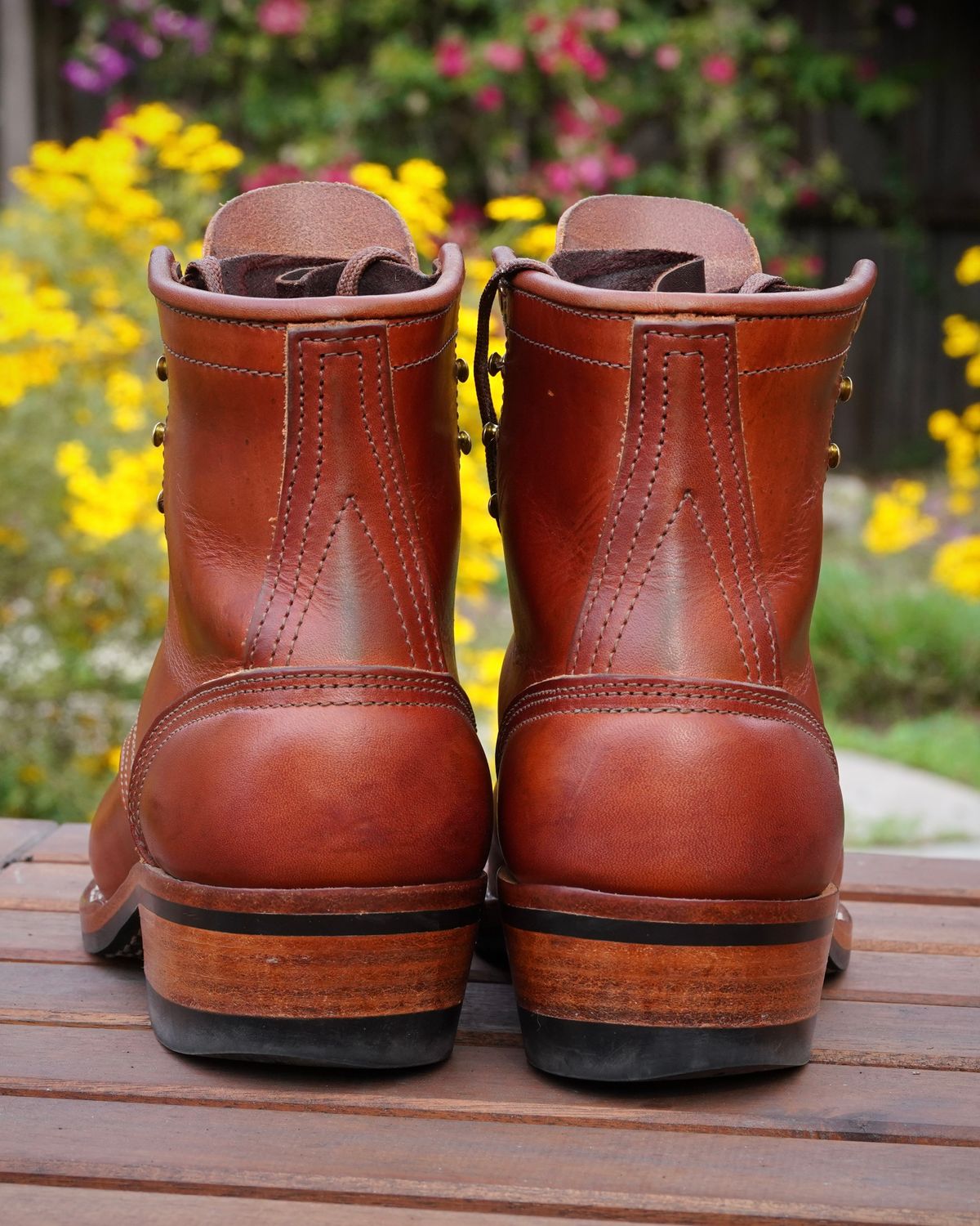 Photo by jdsw20 on November 11, 2025 of the Nicks MTO in Wickett & Craig Tan Oiled Latigo.