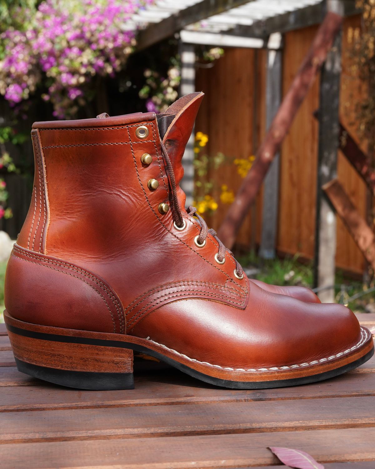 Photo by jdsw20 on November 11, 2025 of the Nicks MTO in Wickett & Craig Tan Oiled Latigo.