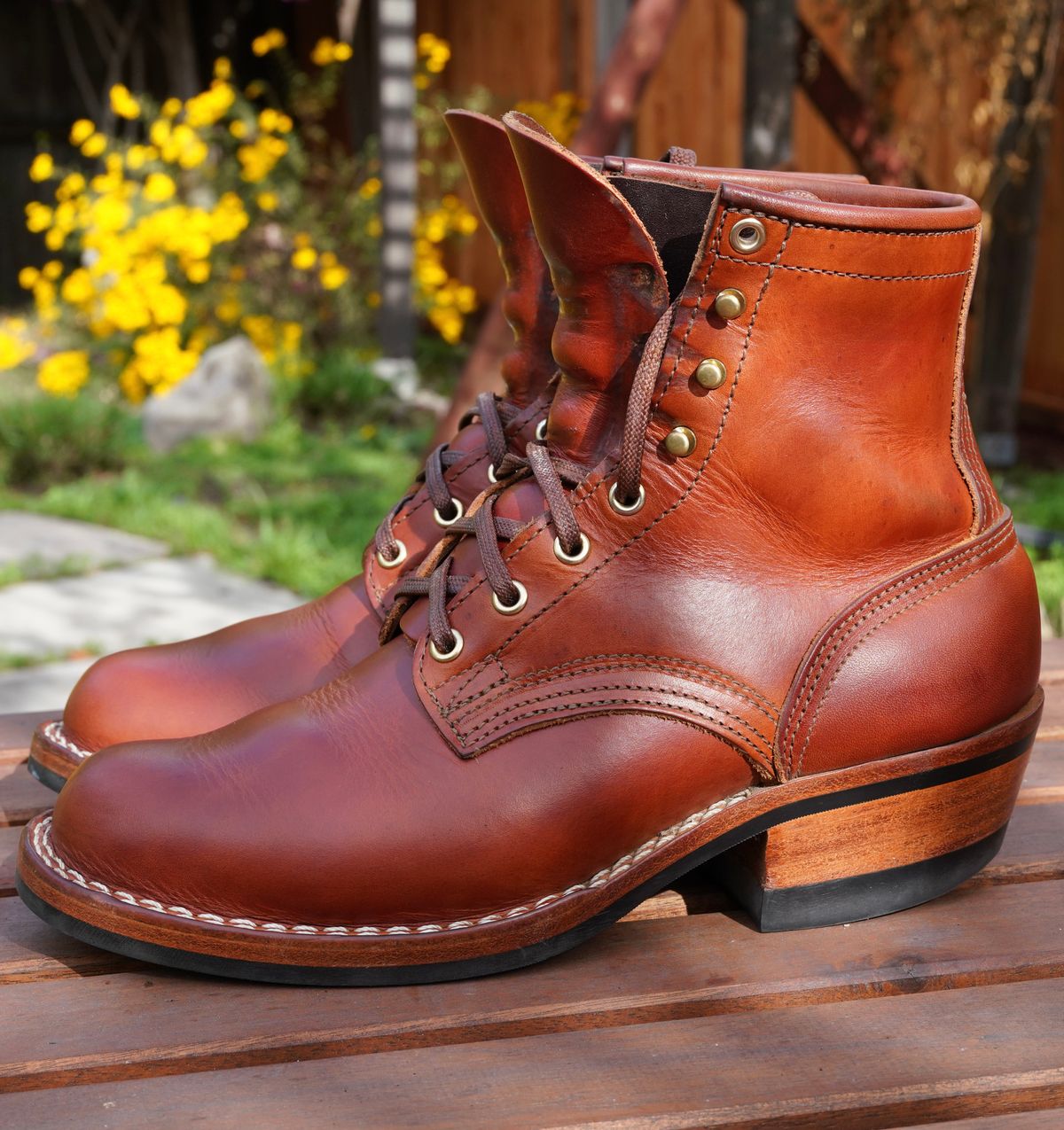 Photo by jdsw20 on November 11, 2025 of the Nicks MTO in Wickett & Craig Tan Oiled Latigo.