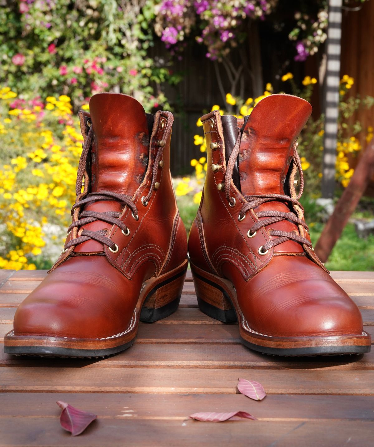 Photo by jdsw20 on November 11, 2025 of the Nicks MTO in Wickett & Craig Tan Oiled Latigo.