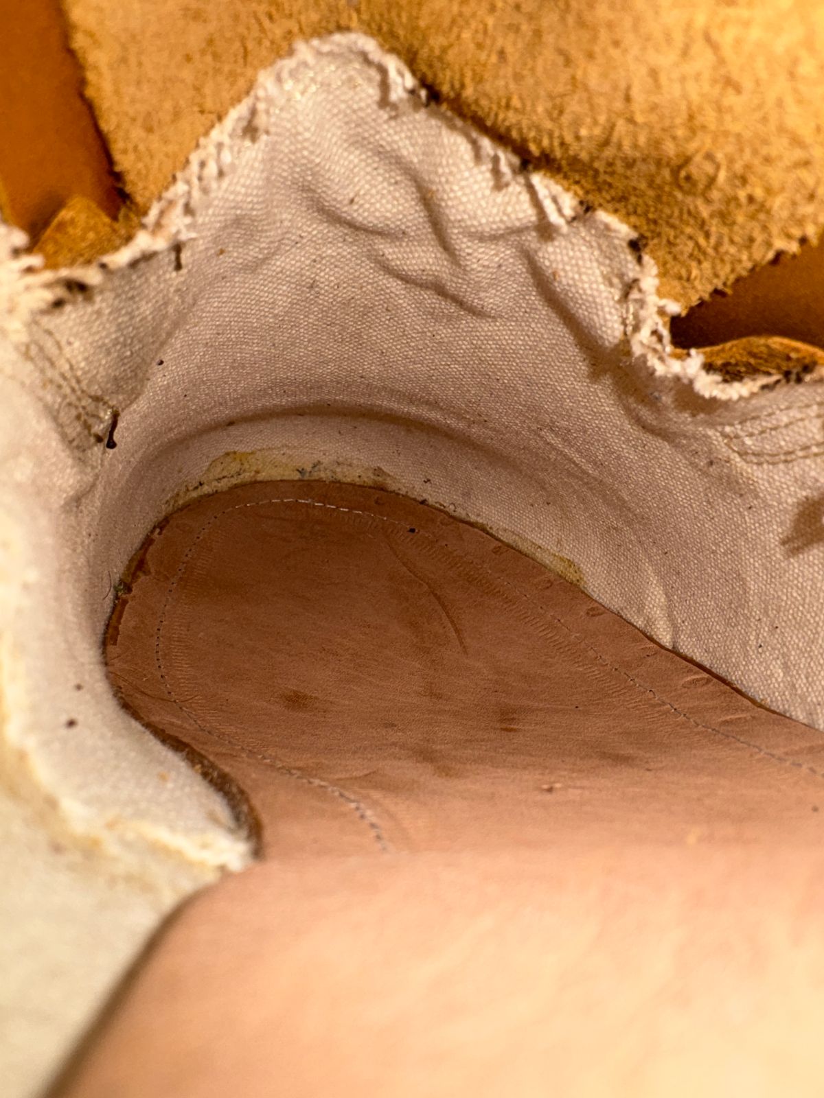 Photo by RTRSnk004 on April 23, 2026 of the SM Wholesale Reproduction 1912 US Army Marching Boot in Vegetable-tanned Cowhide & Canvas Liner.