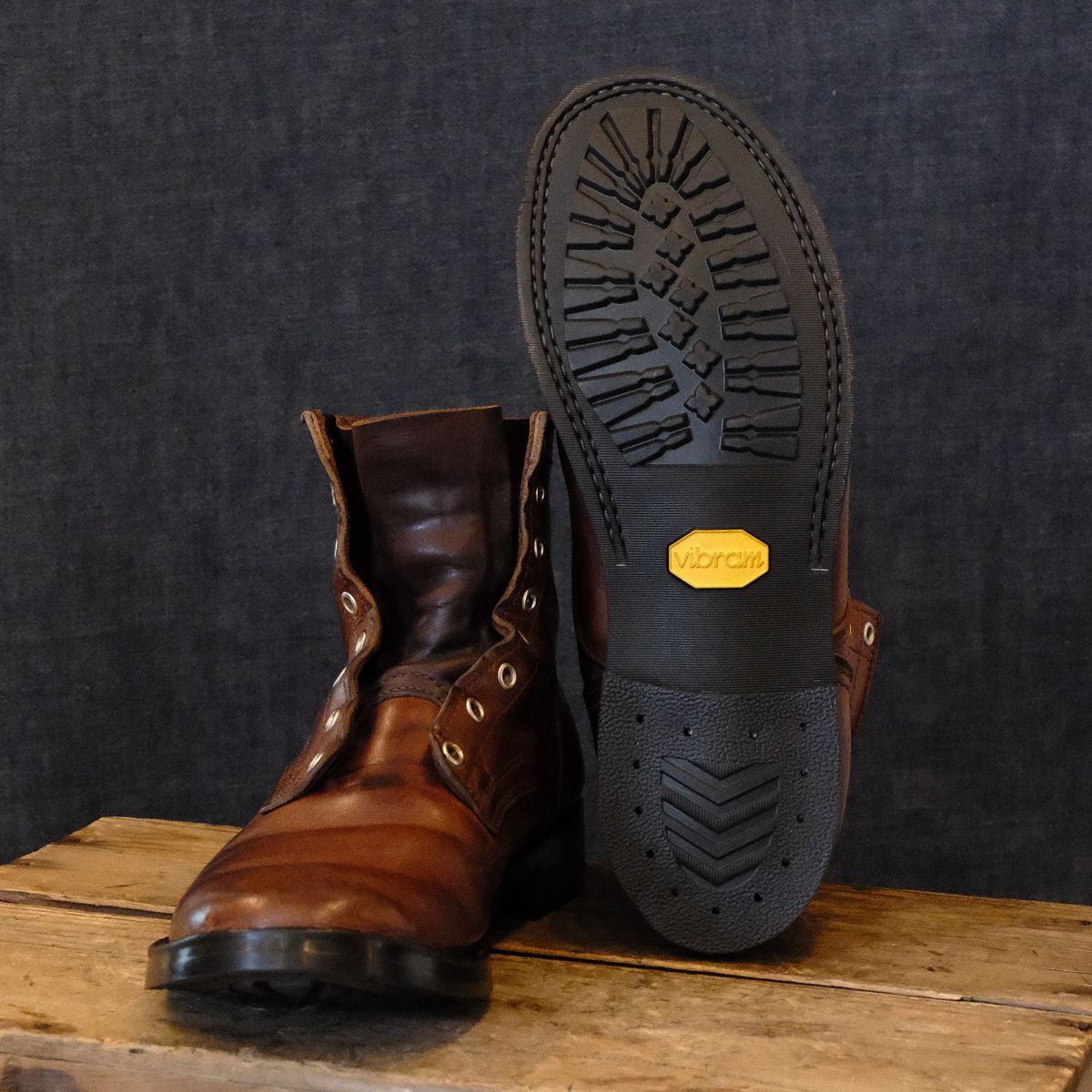 Photo by RTRSnk004 on May 27, 2026 of the Nicks x Unsung House MTO in Horween Italian Brown Cypress.