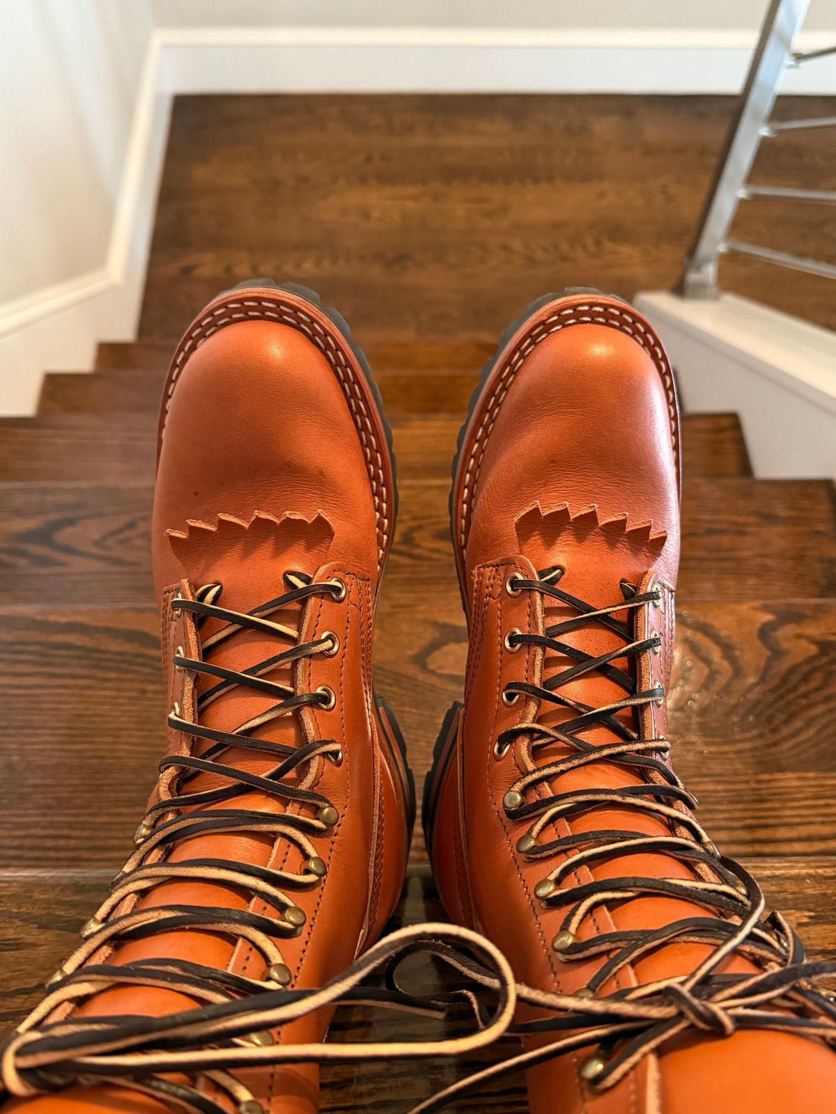 Photo by AG on November 8, 2024 of the Nicks DomePro in Wickett & Craig Tan English Bridle.