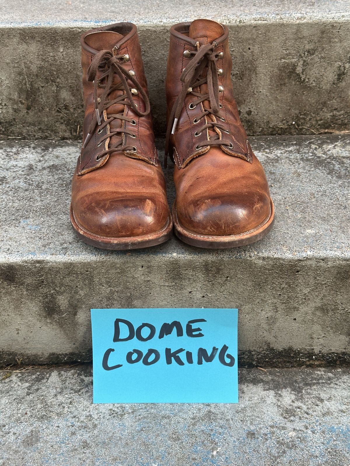 Photo by johndavid on November 5, 2025 of the Red Wing Blacksmith in S.B. Foot Copper Rough and Tough.