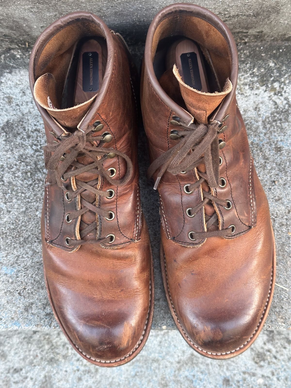 Photo by johndavid on November 5, 2025 of the Red Wing Blacksmith in S.B. Foot Copper Rough and Tough.