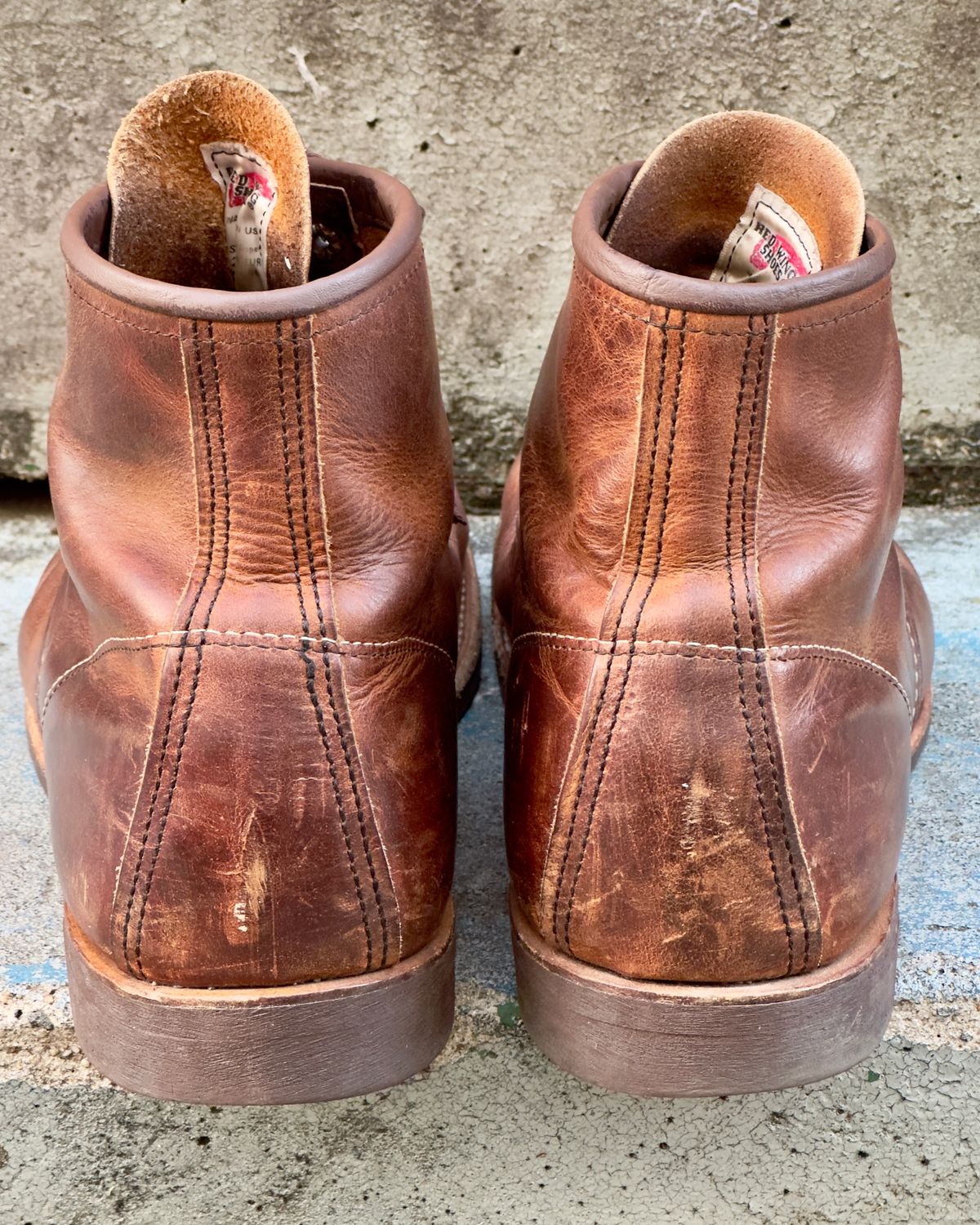 Photo by johndavid on March 2, 2026 of the Red Wing Blacksmith in S.B. Foot Copper Rough and Tough.