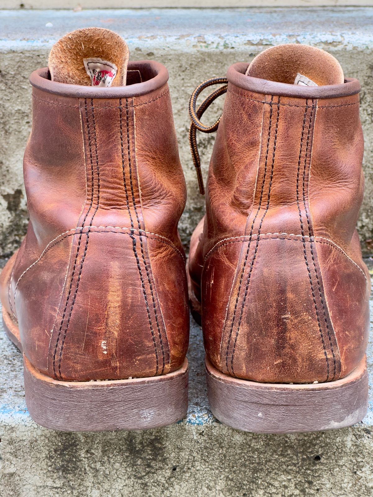 Photo by johndavid on April 5, 2026 of the Red Wing Blacksmith in S.B. Foot Copper Rough and Tough.