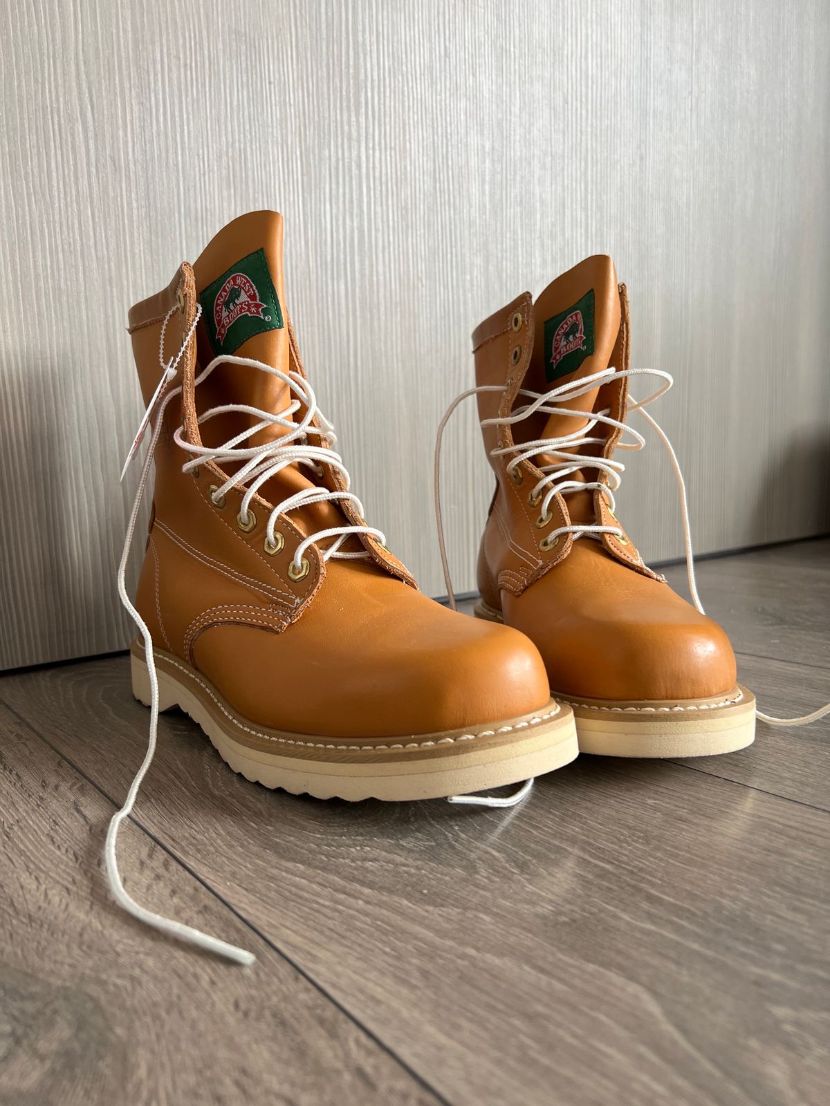 Photo by julia on October 5, 2024 of the Canada West Boots Unknown Model in Unknown Leather.