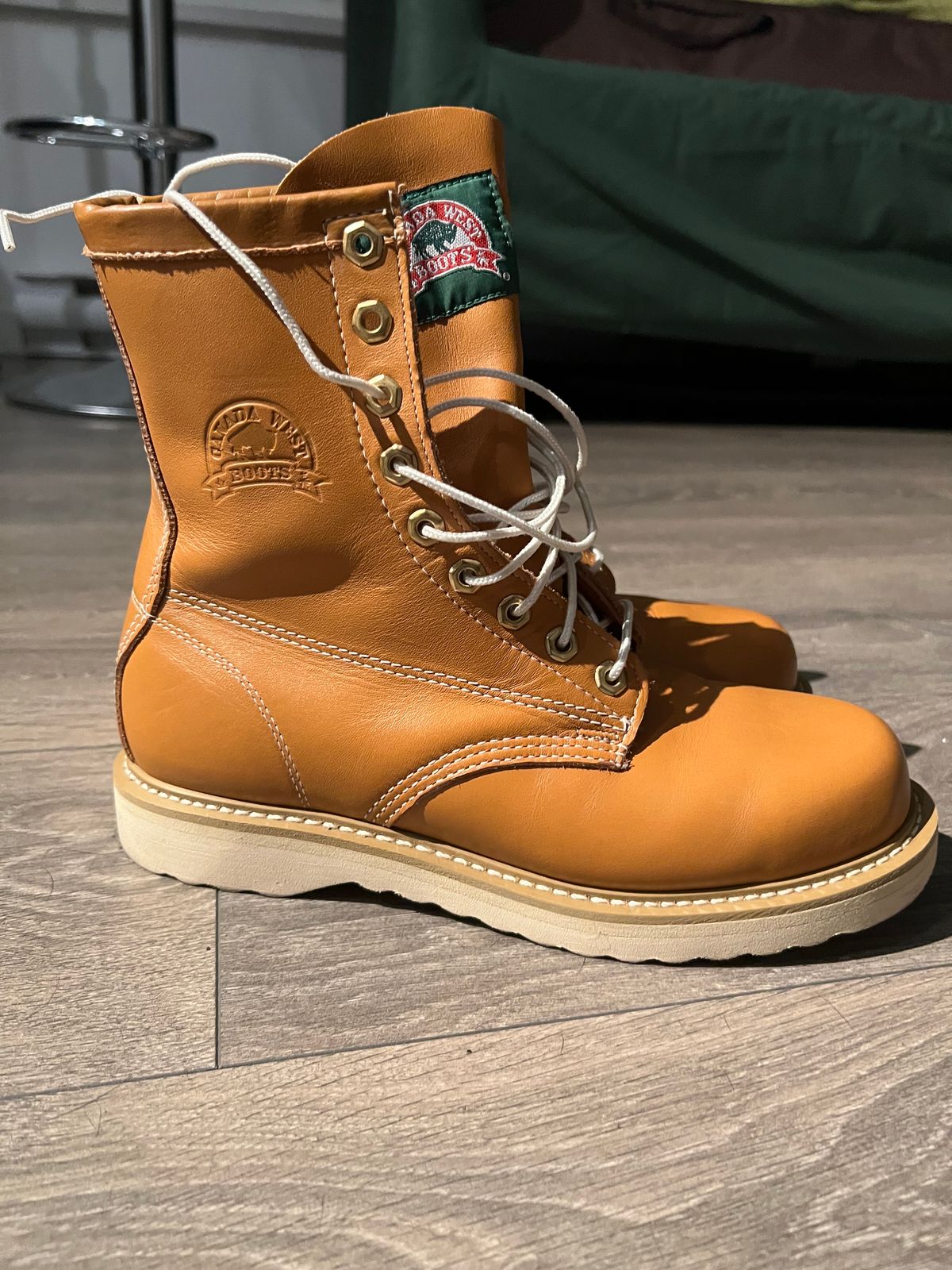 Photo by julia on October 14, 2024 of the Canada West Boots Unknown Model in Unknown Leather.
