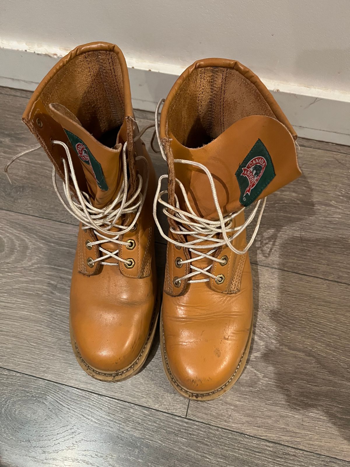 Photo by julia on December 5, 2024 of the Canada West Boots Unknown Model in Unknown Leather.