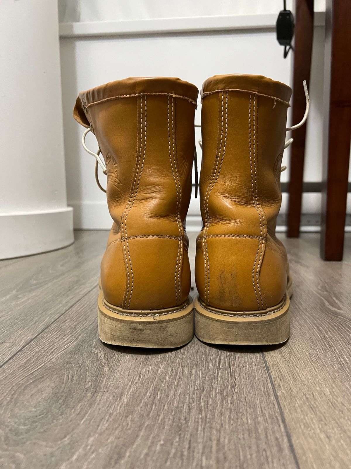 Photo by julia on January 6, 2025 of the Canada West Boots Unknown Model in Unknown Leather.