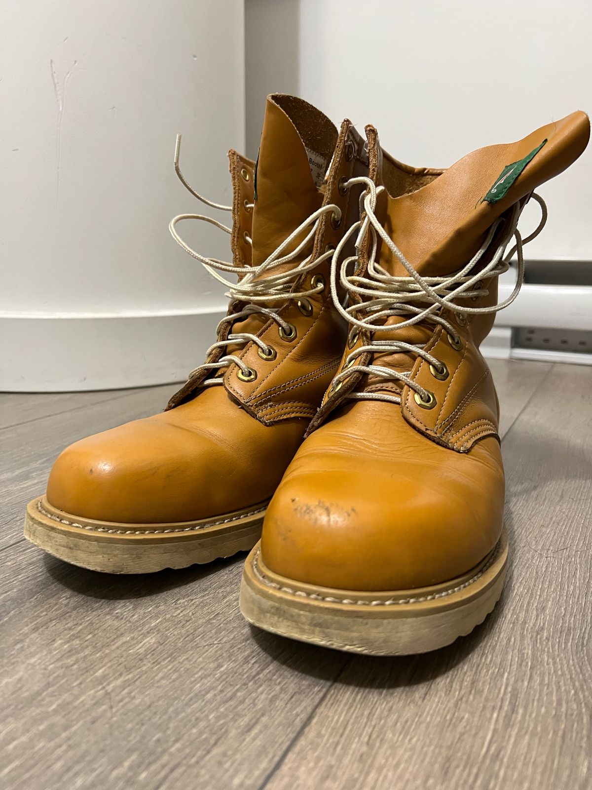 Photo by julia on January 6, 2025 of the Canada West Boots Unknown Model in Unknown Leather.
