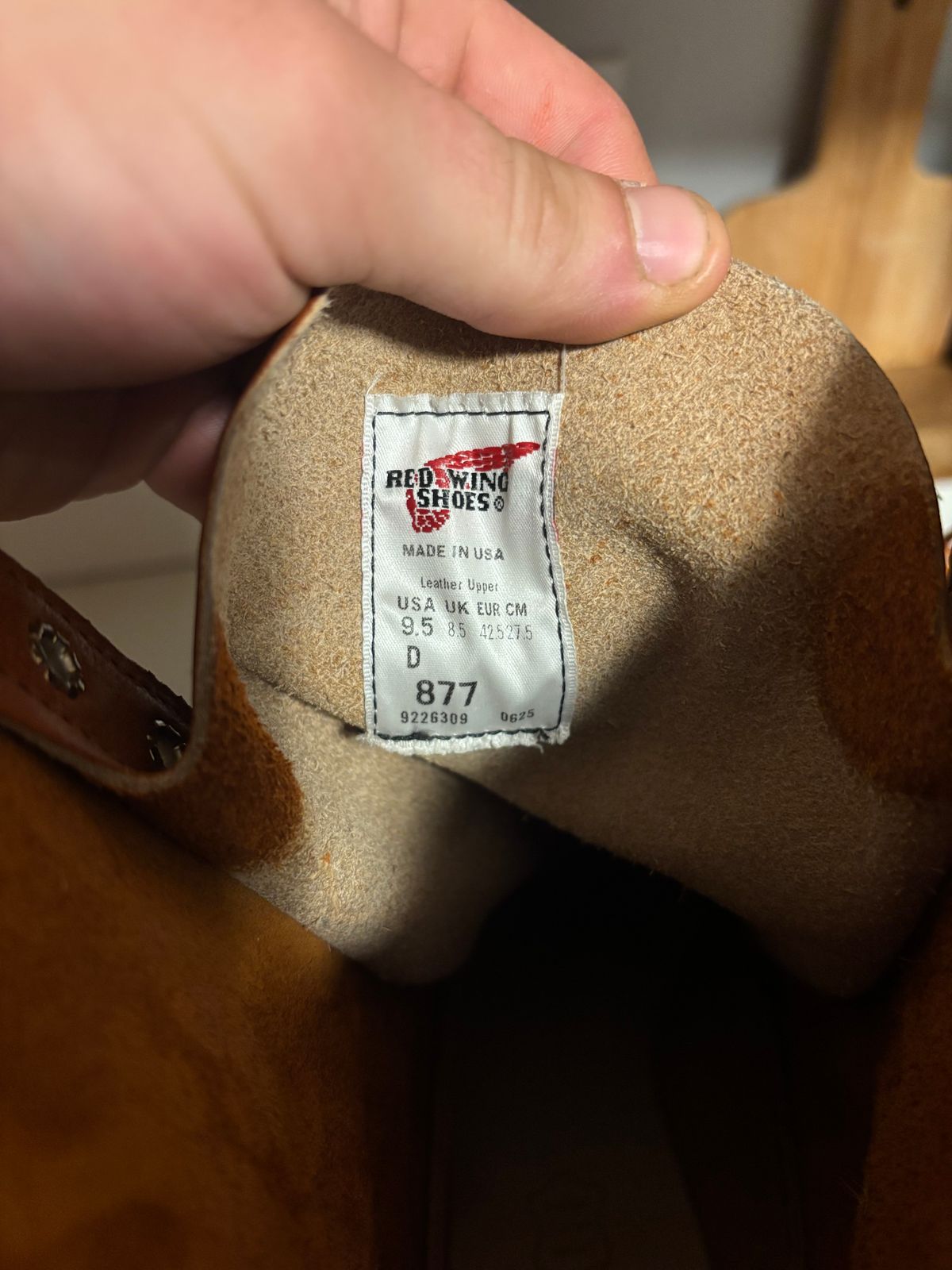 Photo by Buckeye172 on November 22, 2025 of the Red Wing 8-Inch Classic Moc in S.B. Foot Oro Legacy.