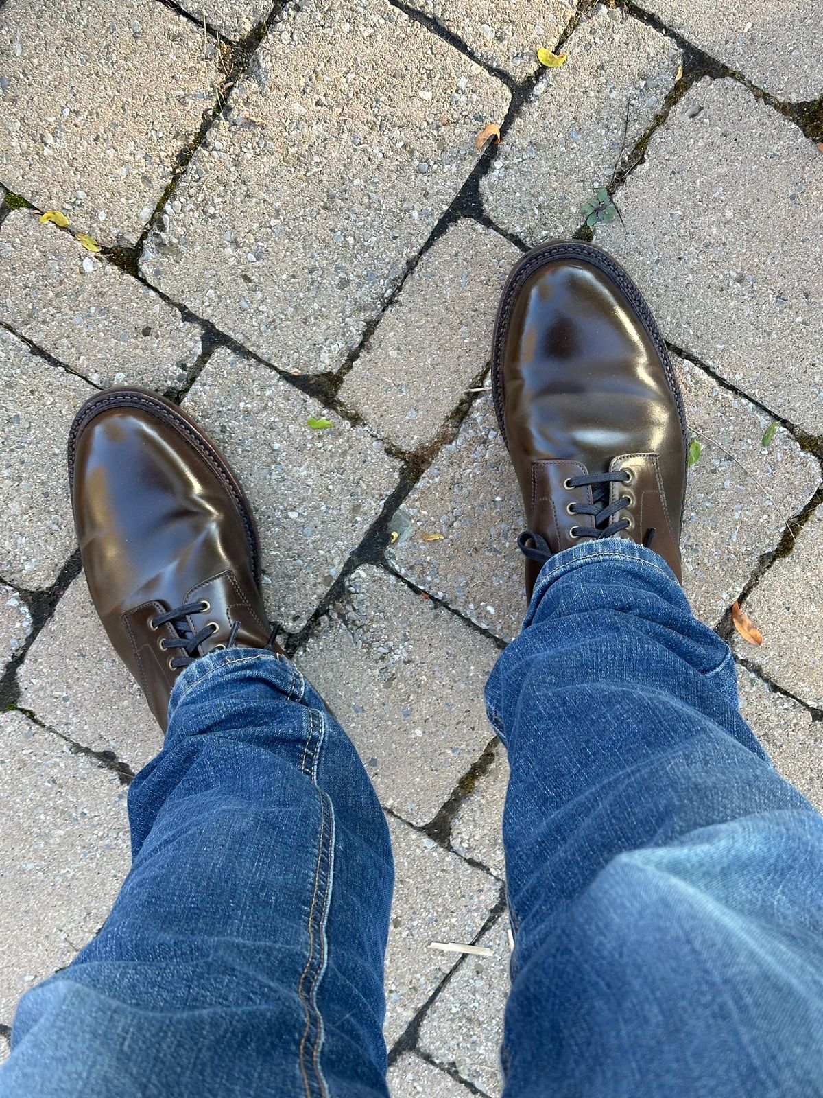 Photo by bootguy on October 19, 2024 of the Grant Stone Edward Boot in Horween Maduro Shell Cordovan.