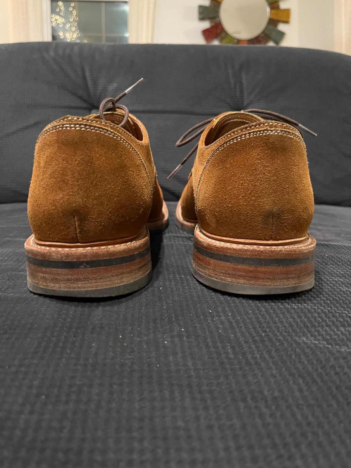 Photo by pbrunese on December 5, 2025 of the Parkhurst Bidwell 2.0 in S.B. Foot Dune Roughout Suede.