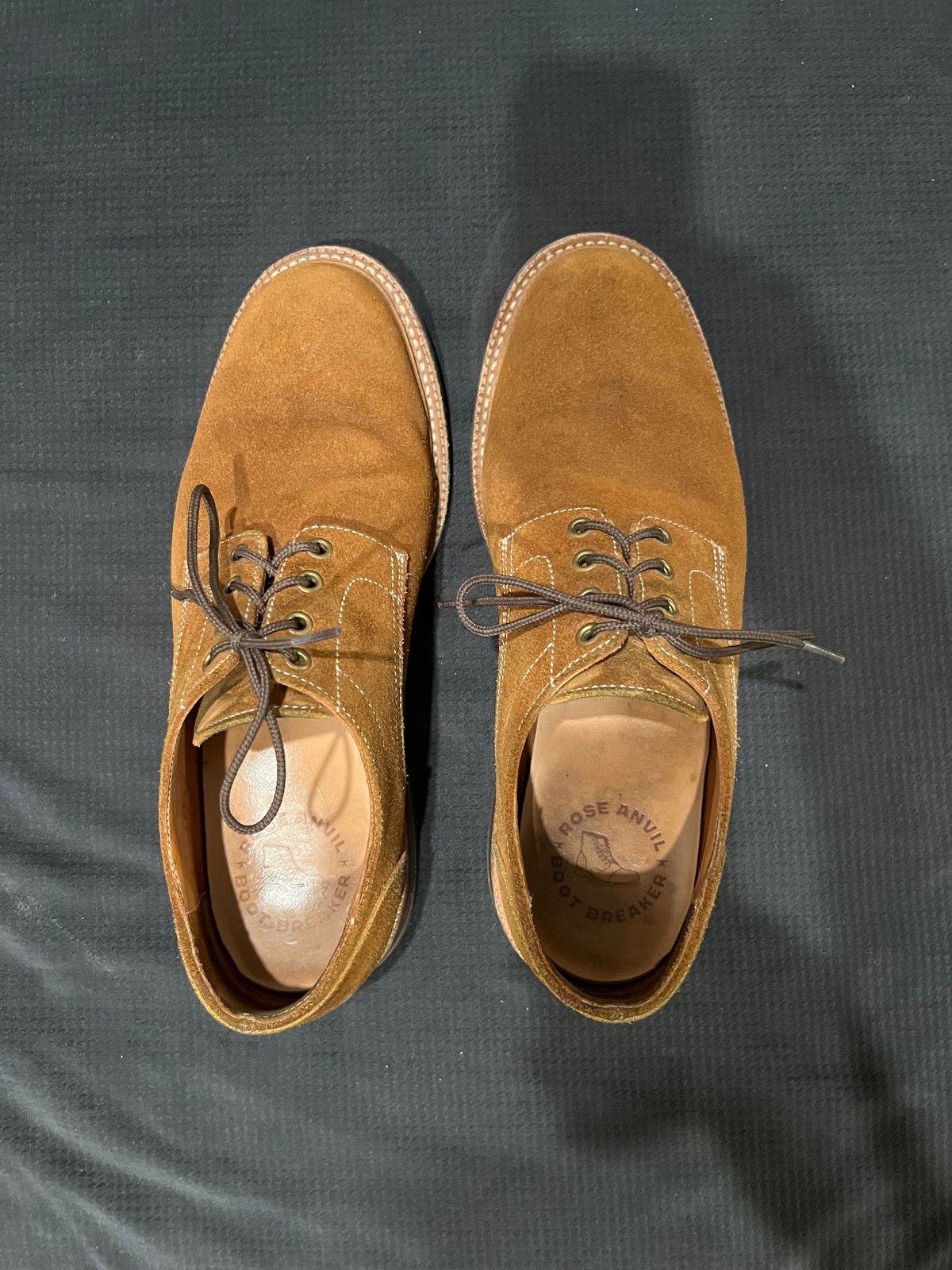 Photo by pbrunese on December 5, 2025 of the Parkhurst Bidwell 2.0 in S.B. Foot Dune Roughout Suede.