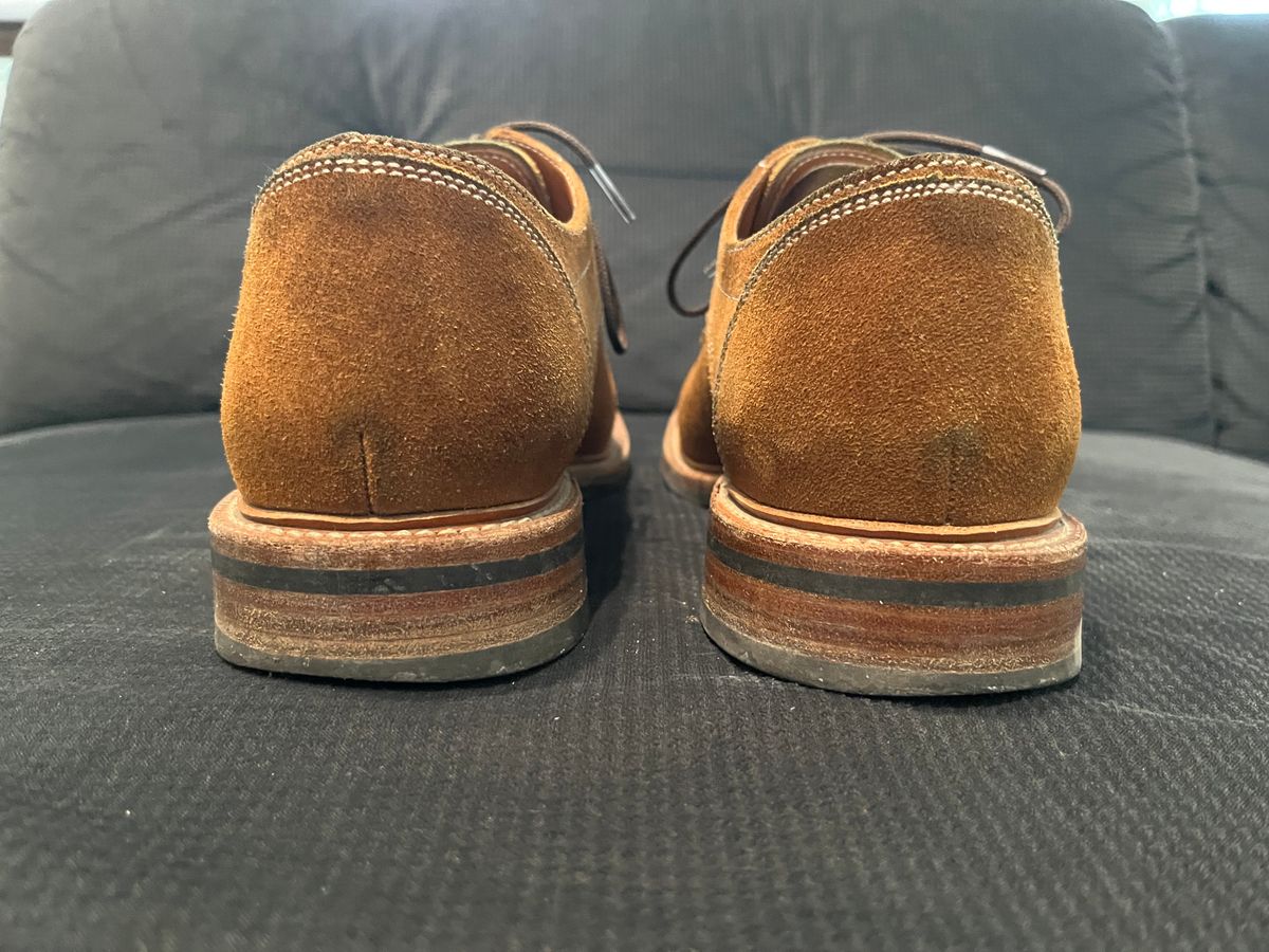 Photo by pbrunese on February 5, 2026 of the Parkhurst Bidwell 2.0 in S.B. Foot Dune Roughout Suede.