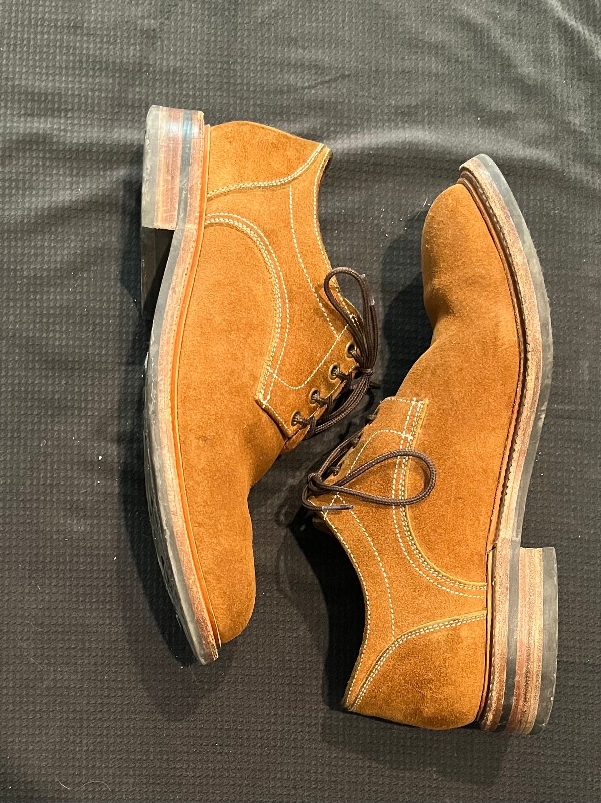 Photo by pbrunese on February 5, 2026 of the Parkhurst Bidwell 2.0 in S.B. Foot Dune Roughout Suede.