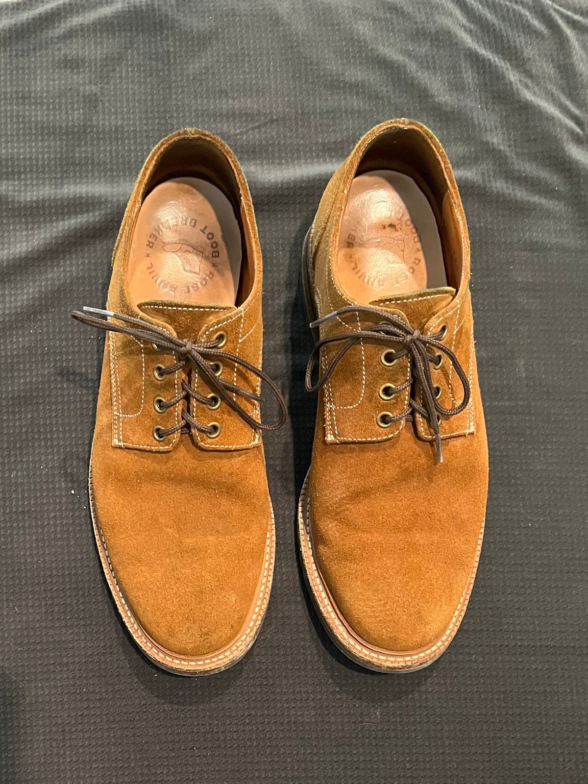 Photo by pbrunese on February 5, 2026 of the Parkhurst Bidwell 2.0 in S.B. Foot Dune Roughout Suede.