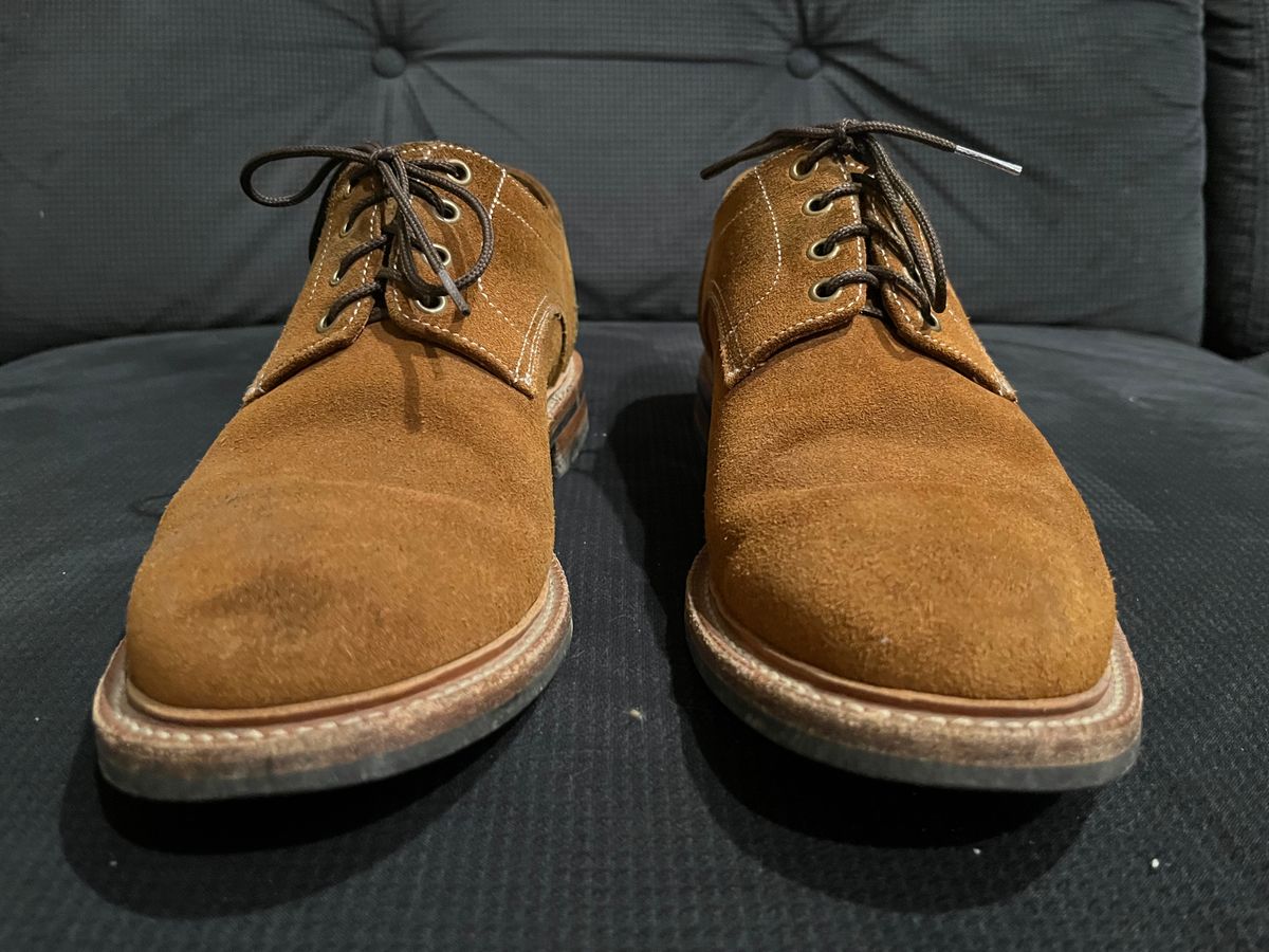 Photo by pbrunese on March 6, 2026 of the Parkhurst Bidwell 2.0 in S.B. Foot Dune Roughout Suede.