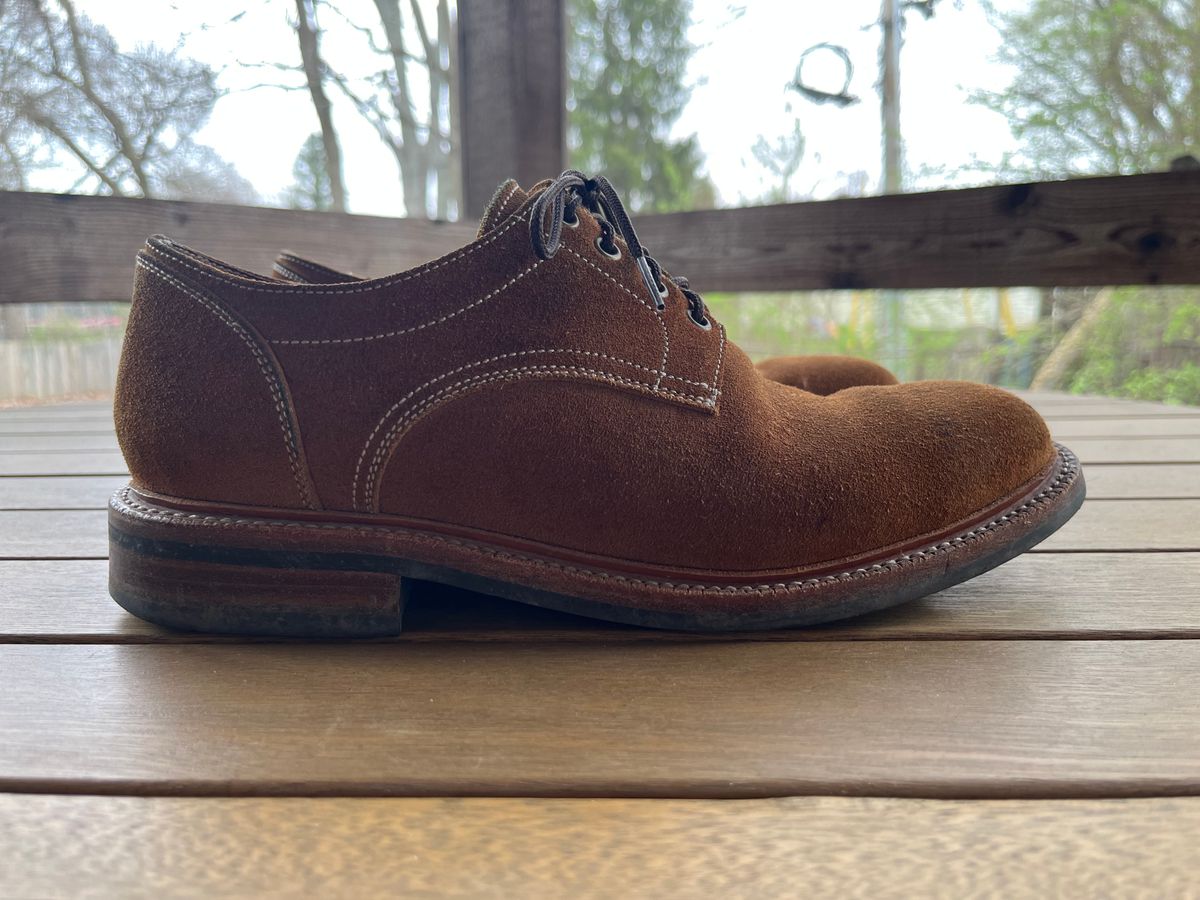 Photo by pbrunese on April 3, 2026 of the Parkhurst Bidwell 2.0 in S.B. Foot Dune Roughout Suede.