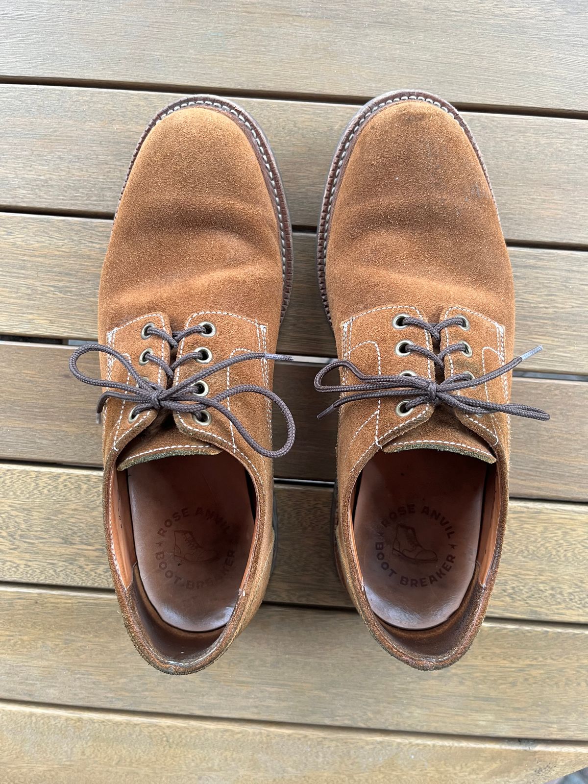 Photo by pbrunese on April 3, 2026 of the Parkhurst Bidwell 2.0 in S.B. Foot Dune Roughout Suede.