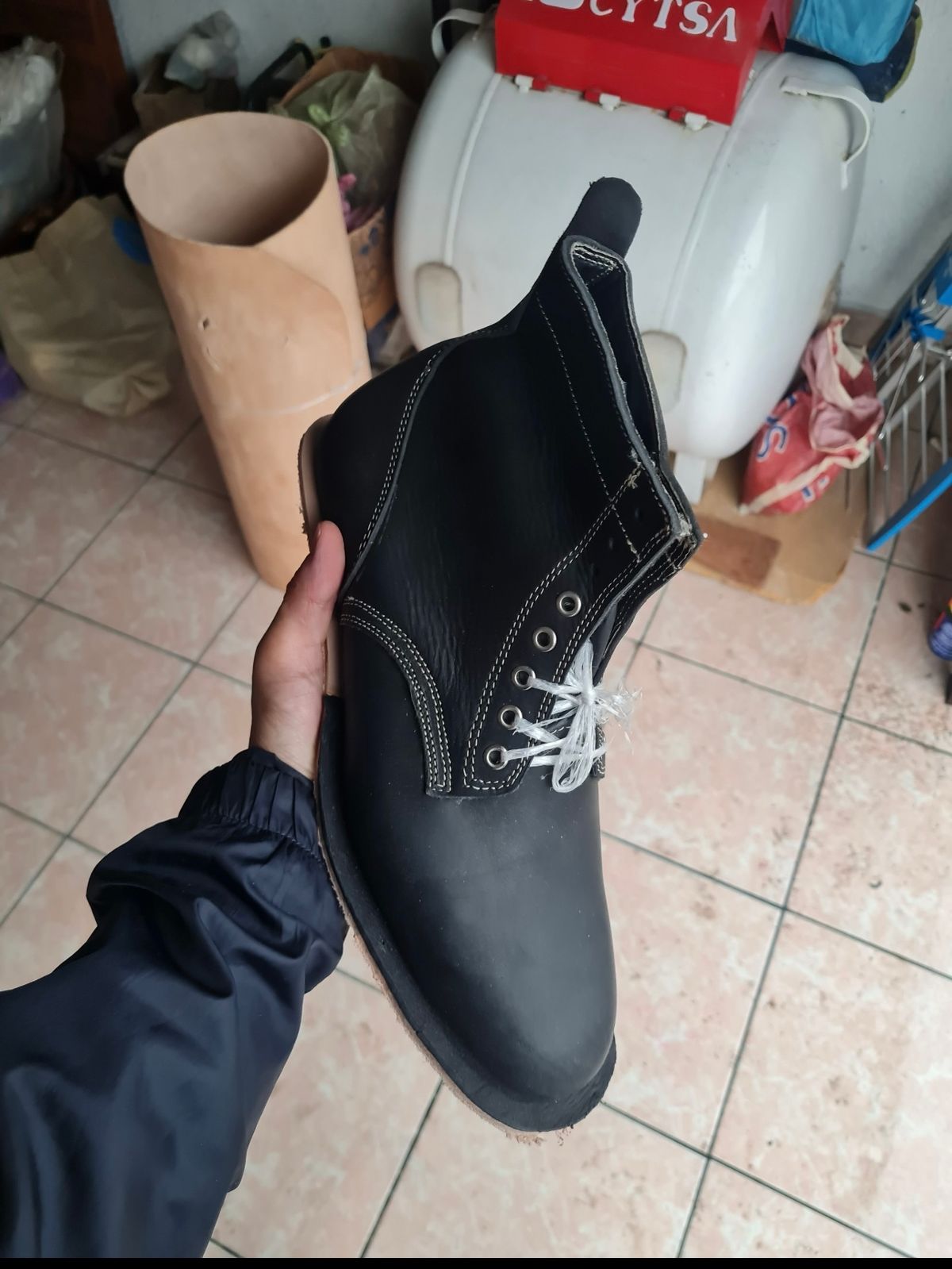 Photo by not.gettng.younger on September 25, 2024 of the Cordobes Type 1 Service Boot in Black.