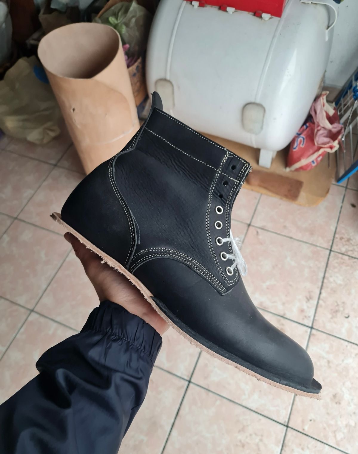 Photo by not.gettng.younger on September 25, 2024 of the Cordobes Type 1 Service Boot in Black.