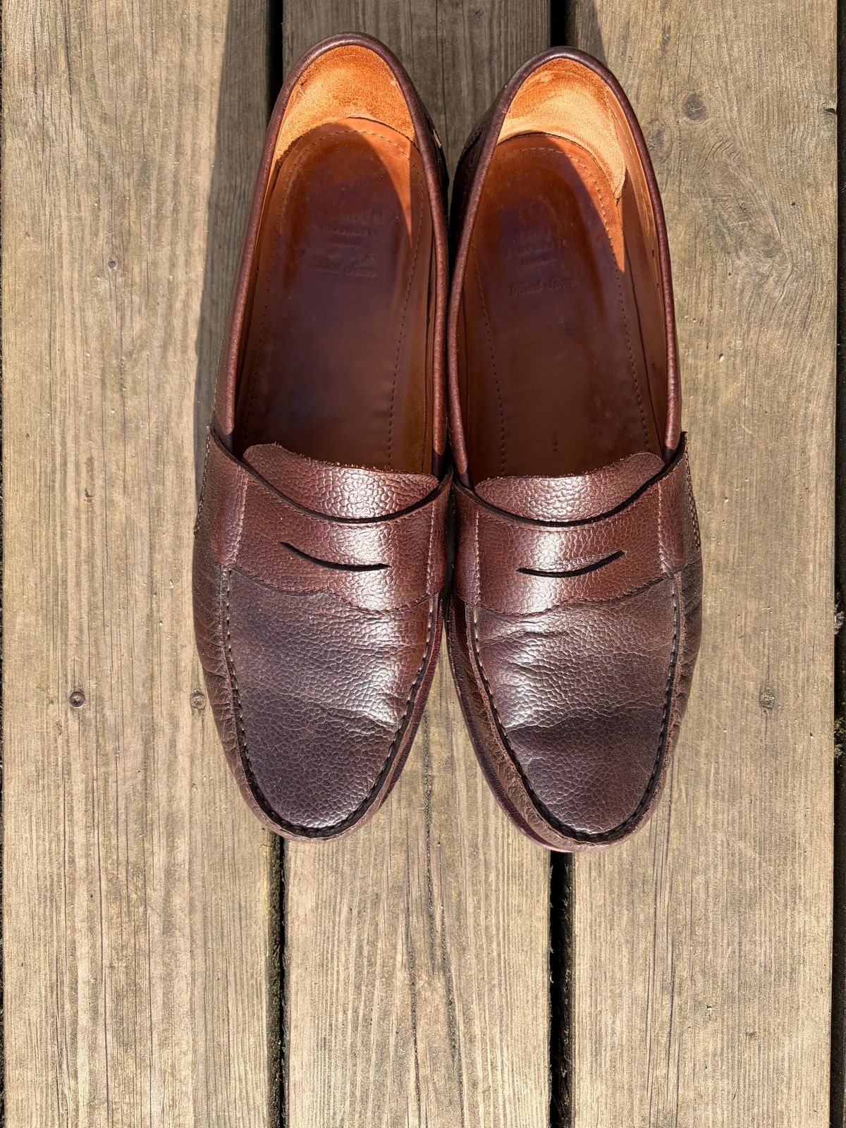 Photo by JSD on June 14, 2026 of the Carmina Penny Loafer in Karagrain.