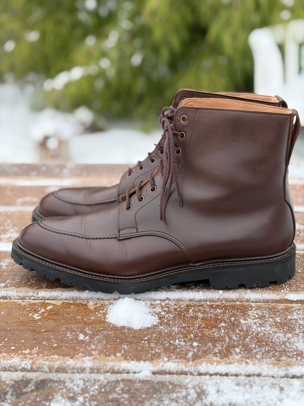 Photo by JSD on January 7, 2026 of the Crockett & Jones Shannon 2 in Teak Oiled Sides.