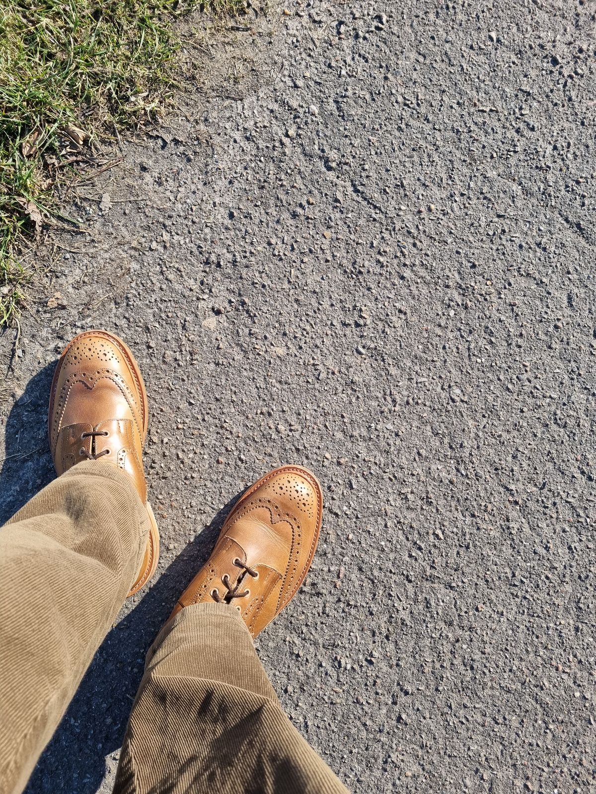 Photo by JSD on March 21, 2025 of the Tricker's Stow Country Boot in Horween Natural Chromexcel.
