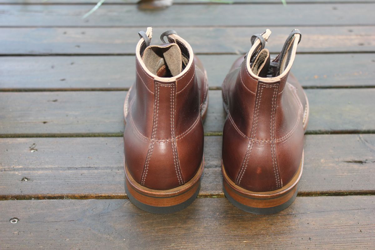 Photo by JSD on October 5, 2025 of the White's Semi-Dress in Horween Brown Chromexcel.