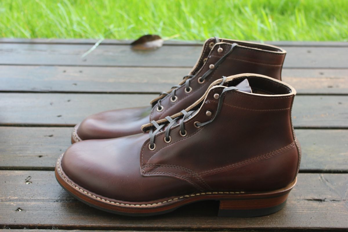 Photo by JSD on October 5, 2025 of the White's Semi-Dress in Horween Brown Chromexcel.