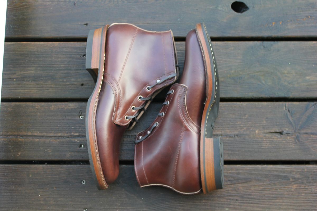 Photo by JSD on October 5, 2025 of the White's Semi-Dress in Horween Brown Chromexcel.